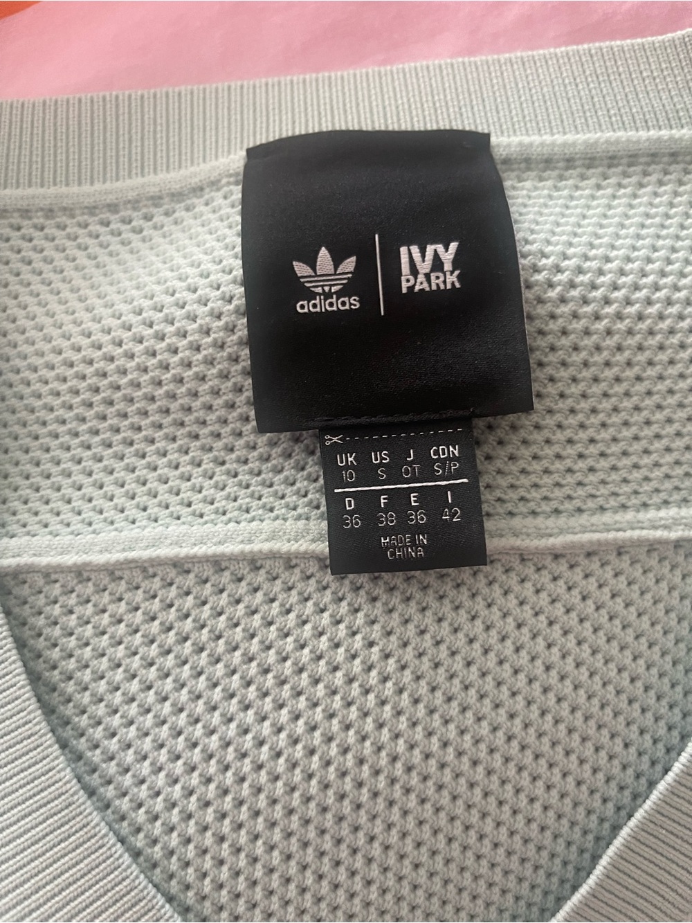 Ivy Park Adidas Mint Green Crop Top - Picture 7 of 11